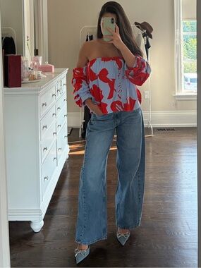BARDOT Off-The-Shoulder Bustier Top